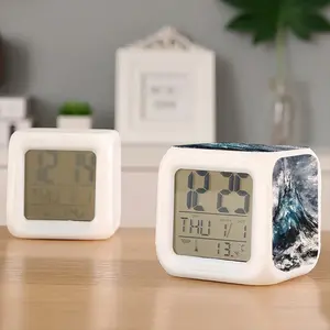 Ocean Motion Colorful Mood Clock