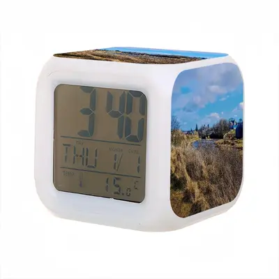 Halkirk River Thurso Colorful Mood Clock