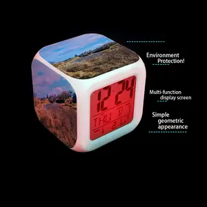 Halkirk River Thurso Colorful Mood Clock