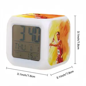 Spear Of Courage Colorful Mood Clock