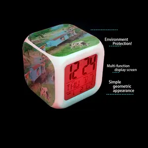 Being Carried Away Colorful Mood Clock