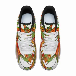 Men Clutching Dragon Low Top Shoes