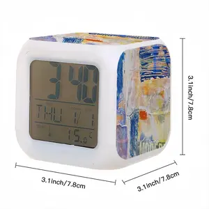 Mixed Media 2 Colorful Mood Clock