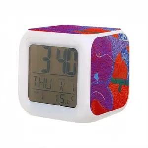 A Little Night Music Colorful Mood Clock