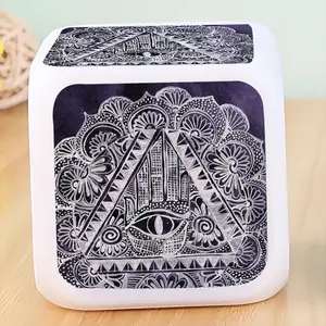 The All Seeing Eye Colorful Mood Clock