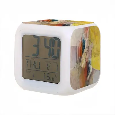 Wings Colorful Mood Clock