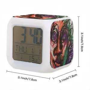 One Or The Other It Is All The Same Colorful Mood Clock