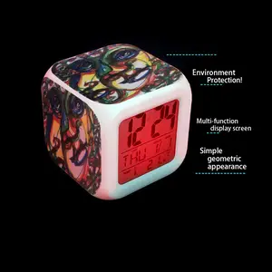 We Are All Connected Colorful Mood Clock