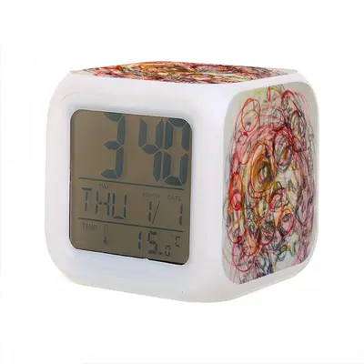 Born Again And Again Colorful Mood Clock