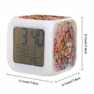 Born Again And Again Colorful Mood Clock