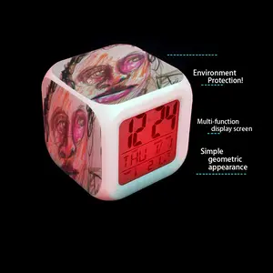 Go With The Flow Colorful Mood Clock