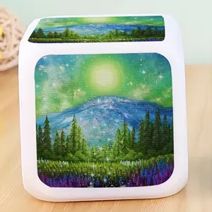 Mysterious Full Moon Colorful Mood Clock