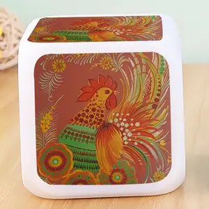 Joyous Rooster Colorful Mood Clock