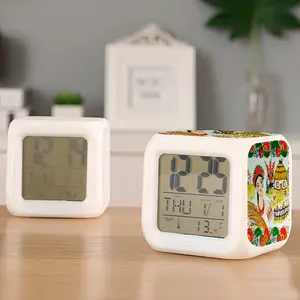 Countryside Romance Colorful Mood Clock