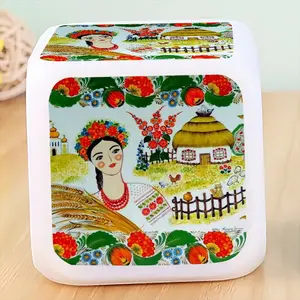 Countryside Romance Colorful Mood Clock