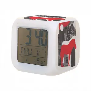 Wwf Przewalskis Horse Colorful Mood Clock