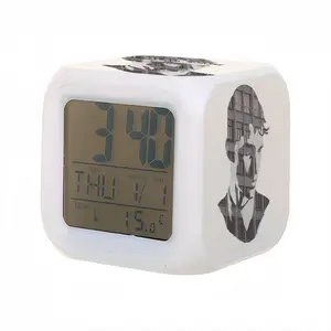 Man Colorful Mood Clock