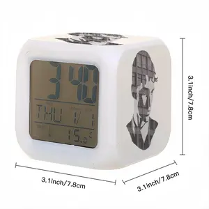 Man Colorful Mood Clock