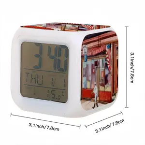 Brooklyn Heights Deli Colorful Mood Clock