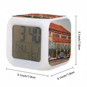 Lundys Of Sheepshead Bay New York City Colorful Mood Clock