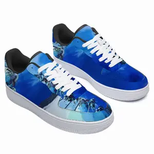 Men Miami Palms - Summer Blue Sky Sea Low Top Shoes