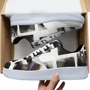 Men Printed Press Low Top Shoes