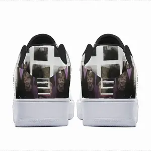 Men Printed Press Low Top Shoes