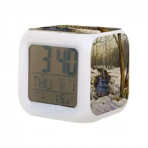 Early Spring Realism Colorful Mood Clock