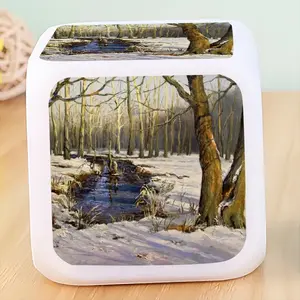 Early Spring Realism Colorful Mood Clock