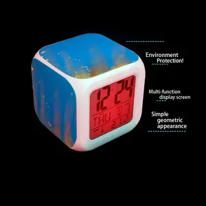 Gold Reef Colorful Mood Clock