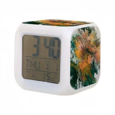 Autumn Flare Colorful Mood Clock