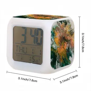 Autumn Flare Colorful Mood Clock