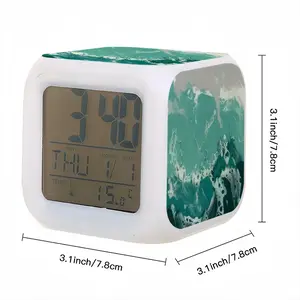 Rising Sea Colorful Mood Clock