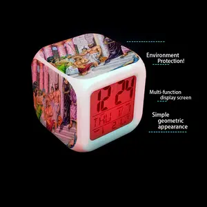 Jezebel And Ahab Colorful Mood Clock