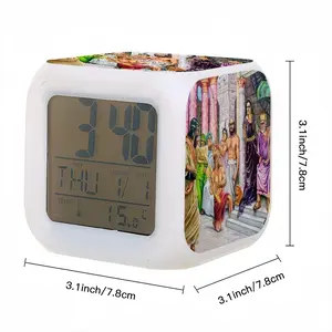 Jezebel And Ahab Colorful Mood Clock