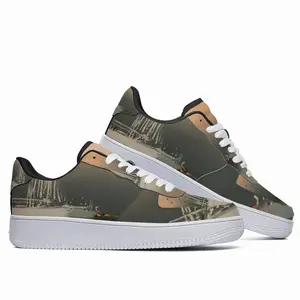 Men Three Sailboats Low Top Shoes