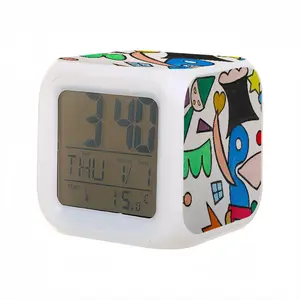 Carnival Colorful Mood Clock