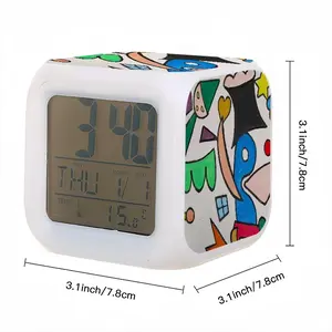 Carnival Colorful Mood Clock