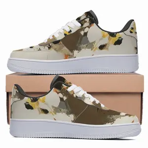 Men Bouquet Of Flowers Low Top Shoes