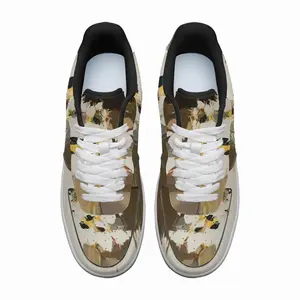 Men Bouquet Of Flowers Low Top Shoes