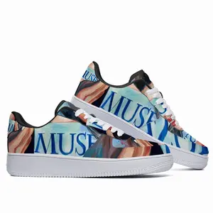 Men Muse Red Lipstick Low Top Shoes