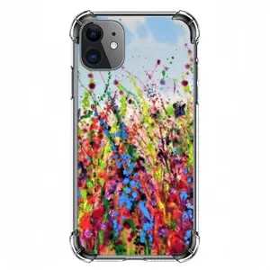 Enter The Enchanting Red Maze Ii iPhone11 Phone Case (Silicone)