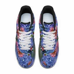 Men Crystal Corn Flowers Low Top Shoes