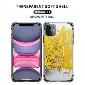 Basic Yellow iPhone11 Phone Case (Silicone)