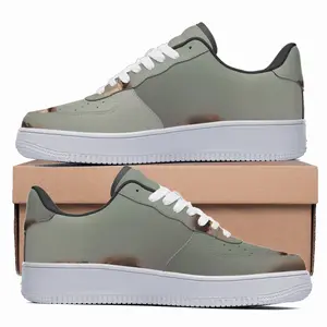 Men Green Lagoon With One Boat Low Top Shoes