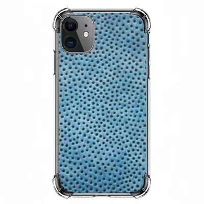 Holes Blue iPhone11 Phone Case (Silicone)