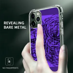 Purple Swirl iPhone11 Pro Phone Case (Silicone)