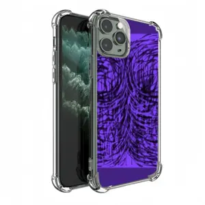 Purple Swirl iPhone11 Pro Phone Case (Silicone)