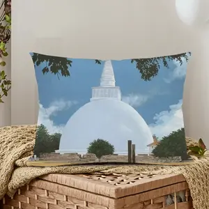 Connect Earth And Heaven Polyester Pillow (Rectangle, Multi-Size)