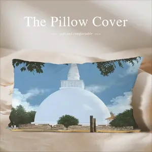 Connect Earth And Heaven Polyester Pillow (Rectangle, Multi-Size)